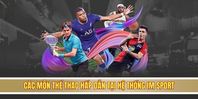 Các môn thể thao hấp dẫn tại hệ thống IM Sport