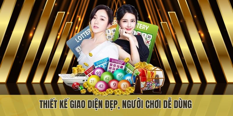 Thiết kế giao diện đẹp, người chơi dễ dùng